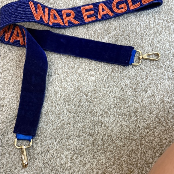 Blue and Orange 'War Eagle' Purse Strap - Picture 2 of 2